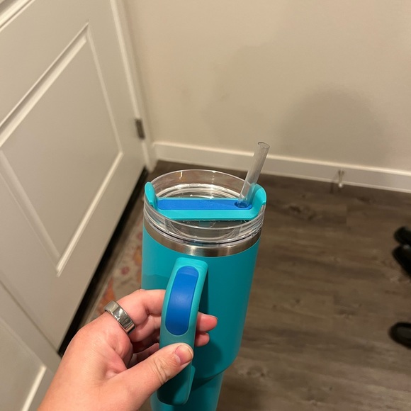 Stanley Other - Stanley 40 oz Teal Tumbler with Straw and Handle